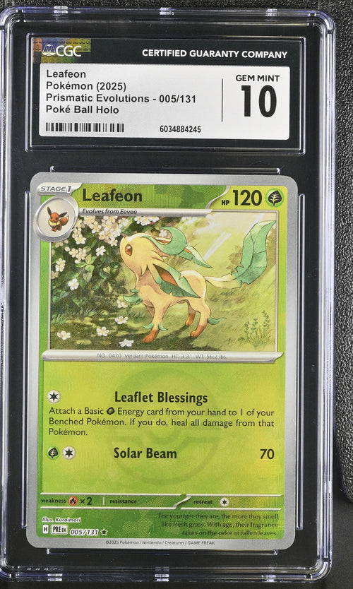 Leafeon 005/131 CGC 10 - frente